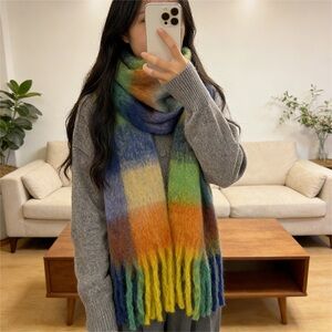 Colorful Plaid Scarf